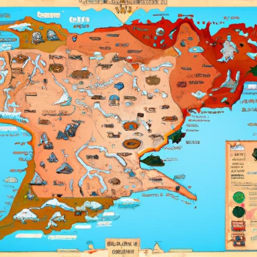 Mapa de juego de tronos en español